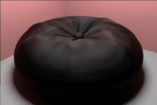 Black cushion