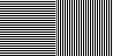 Horizontal vs. vertical stripes